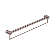 Nero Mecca Care 32mm Grab Rail With Towel Holder 900mm, Brushed Bronze