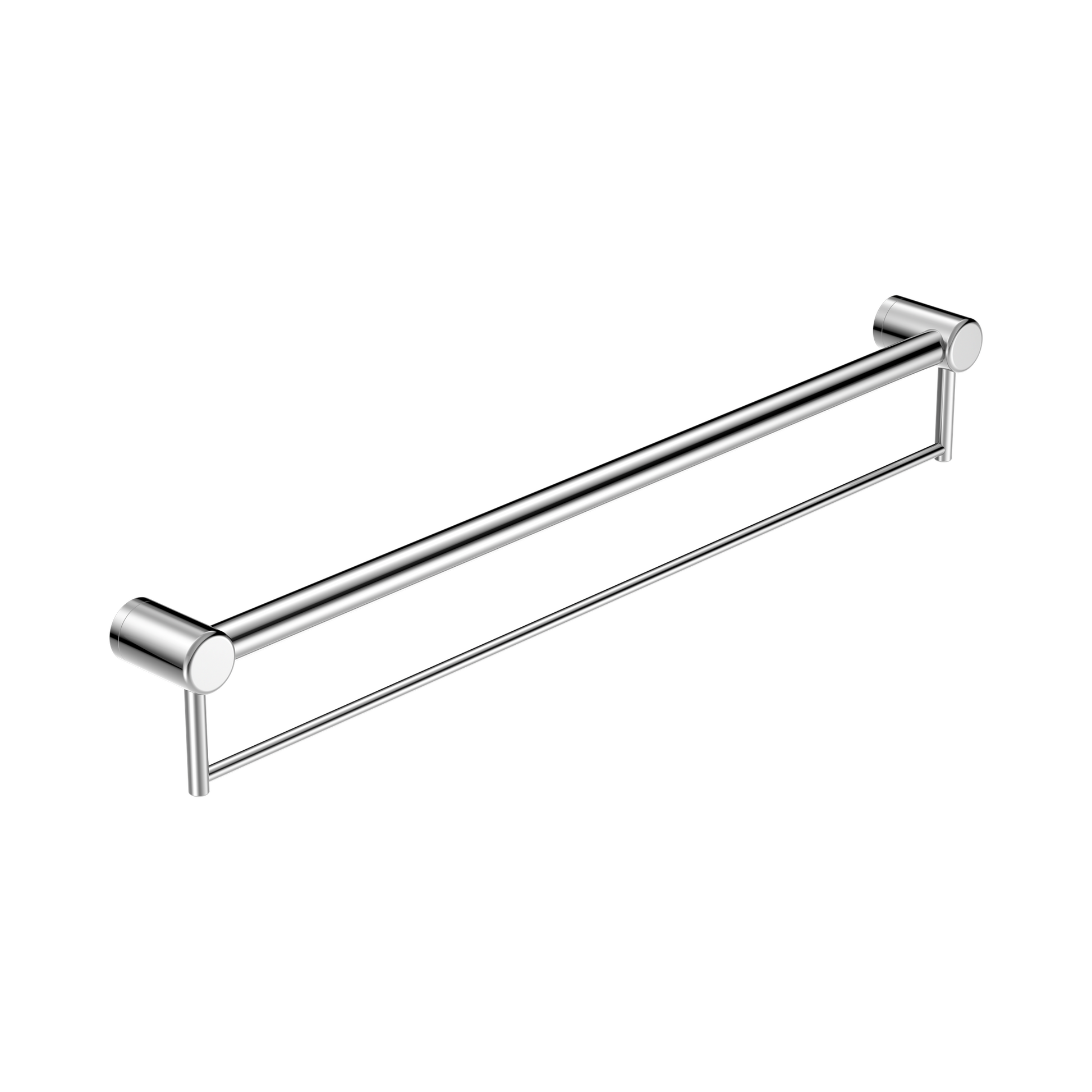 Nero Mecca Care 32mm Grab Rail With Towel Holder 900mm, Chrome