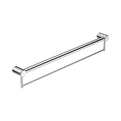 Nero Mecca Care 32mm Grab Rail With Towel Holder 900mm, Chrome