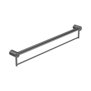 Nero Mecca Care 32mm Grab Rail With Towel Holder 900mm, Gun Metal