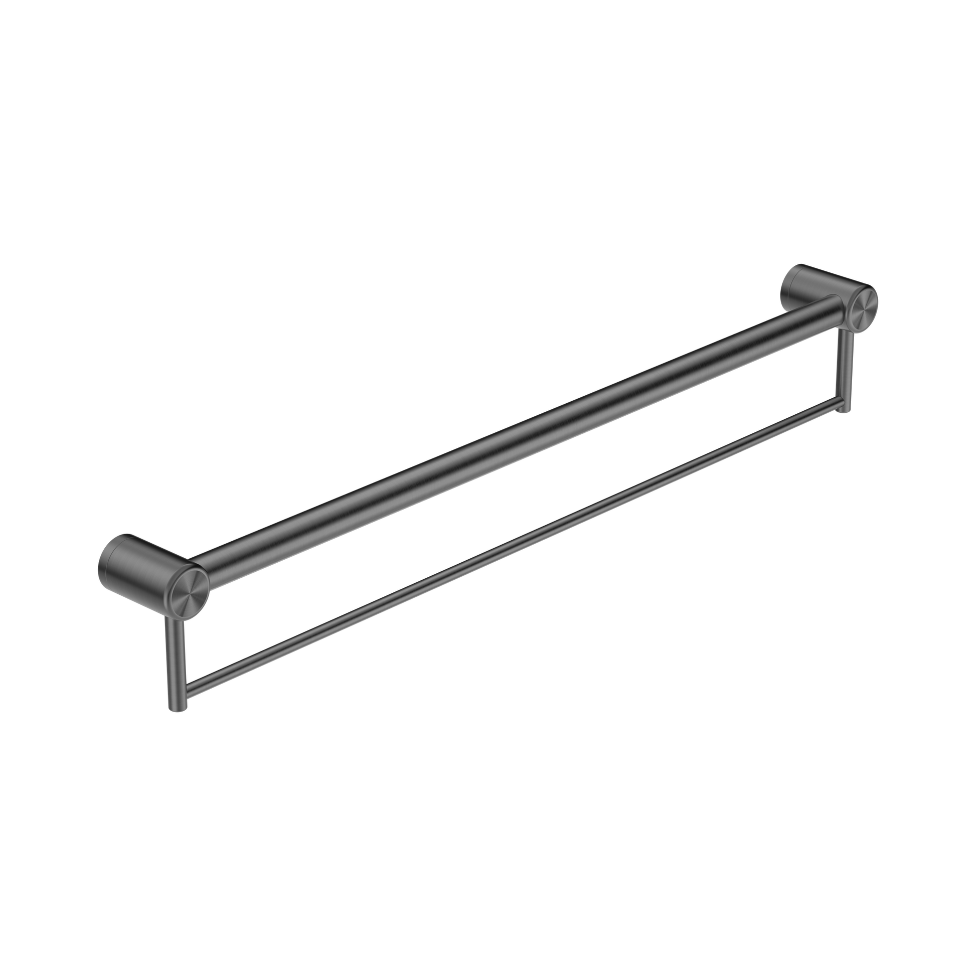 Nero Mecca Care 32mm Grab Rail With Towel Holder 900mm, Gun Metal