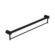 Nero Mecca Care 32mm Grab Rail With Towel Holder 900mm, Matte Black
