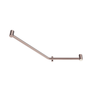 Nero Mecca Care 32mm Ambulant 45 Degree Bent Tube Grab Rail 450X650mm, Brushed Bronze