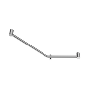 Nero Mecca Care 32mm Ambulant 45 Degree Bent Tube Grab Rail 450X650mm, Chrome
