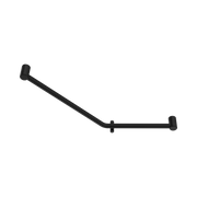 Nero Mecca Care 32mm Ambulant 45 Degree Bent Tube Grab Rail 450X650mm, Matte Black