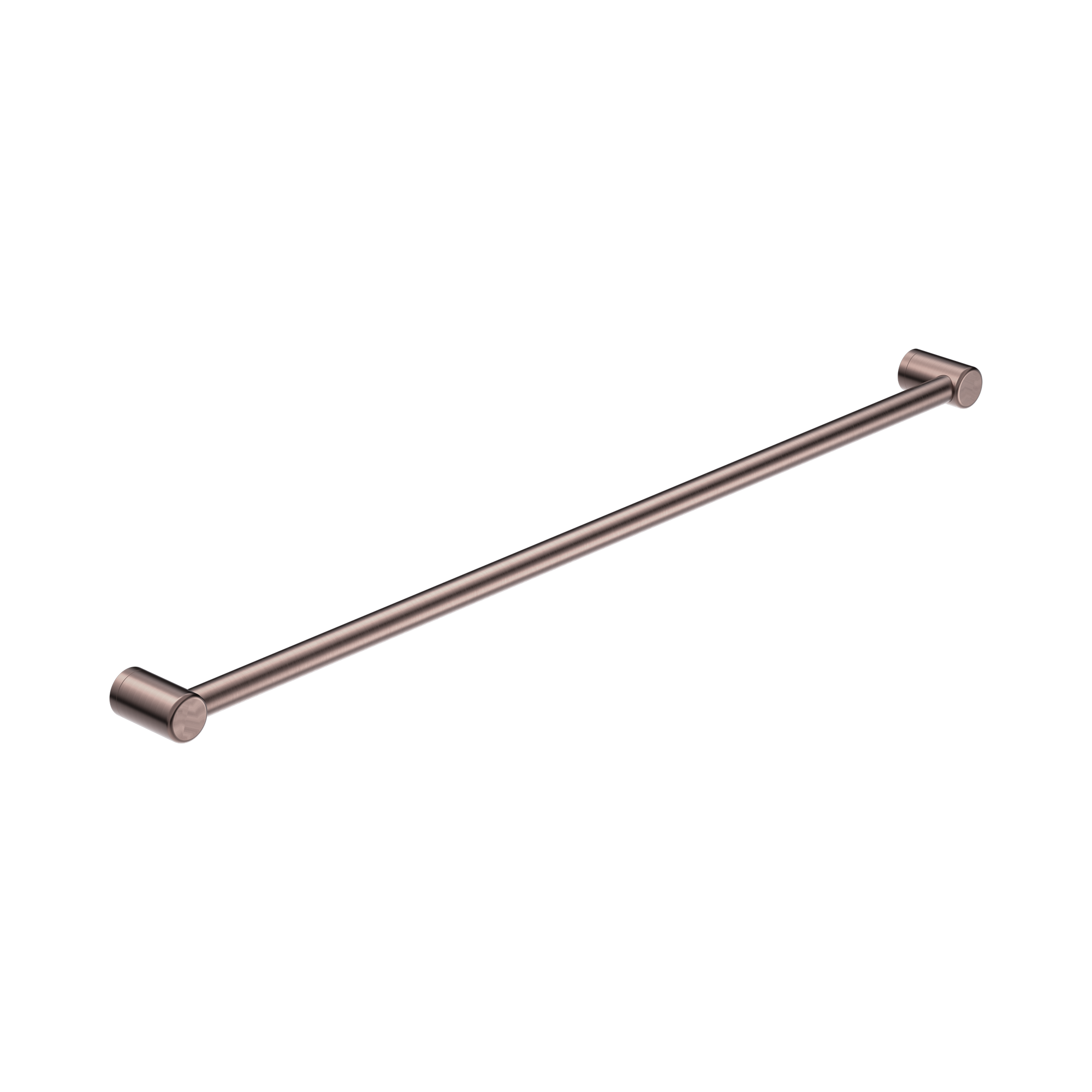 Nero Mecca Care 32mm Grab Rail 1200mm, Brushed Bronze