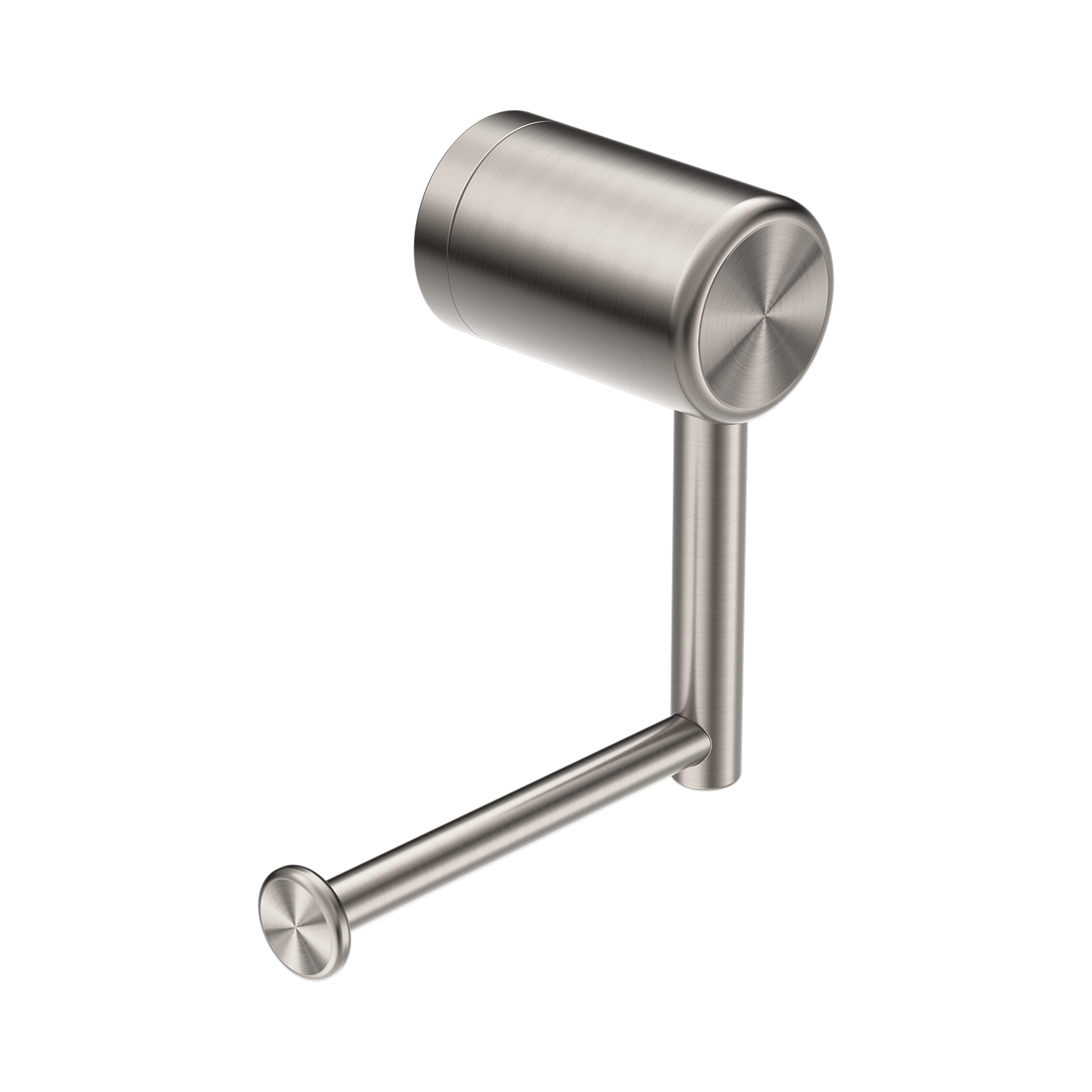 Nero Mecca Care Heavy Duty Toilet Roll Holder, Brushed Nickel
