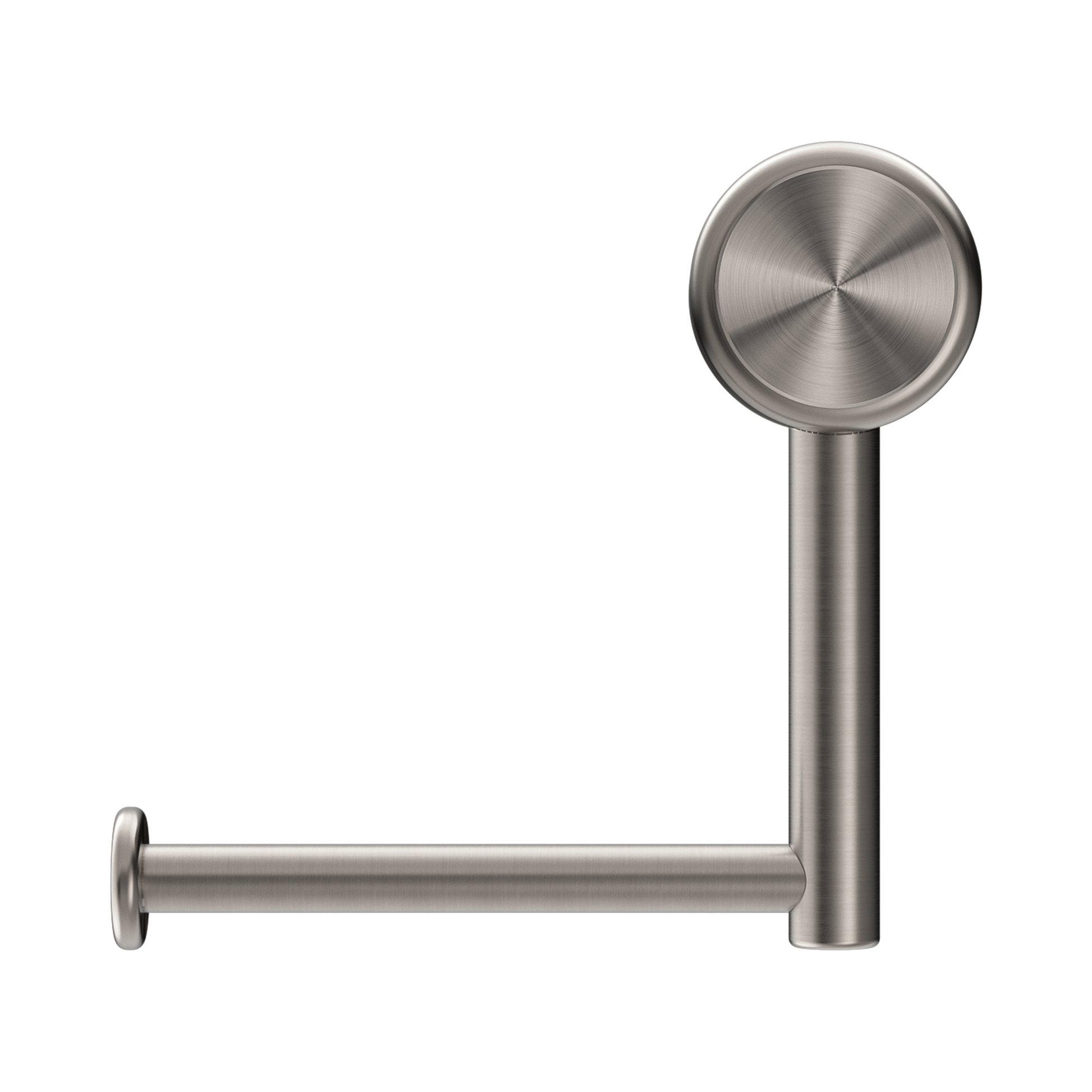 Nero Mecca Care Heavy Duty Toilet Roll Holder, Brushed Nickel