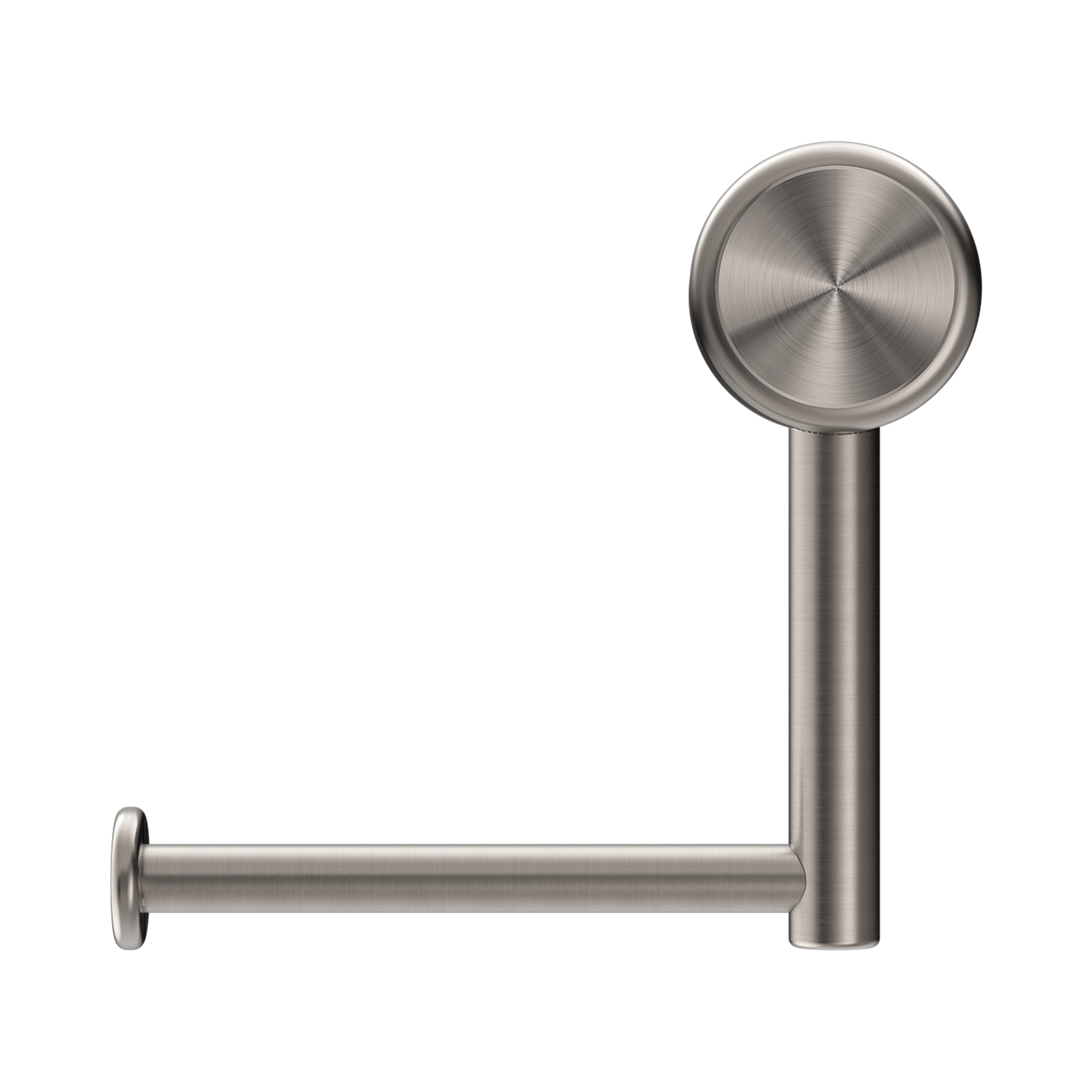 Nero Mecca Care Heavy Duty Toilet Roll Holder, Brushed Nickel