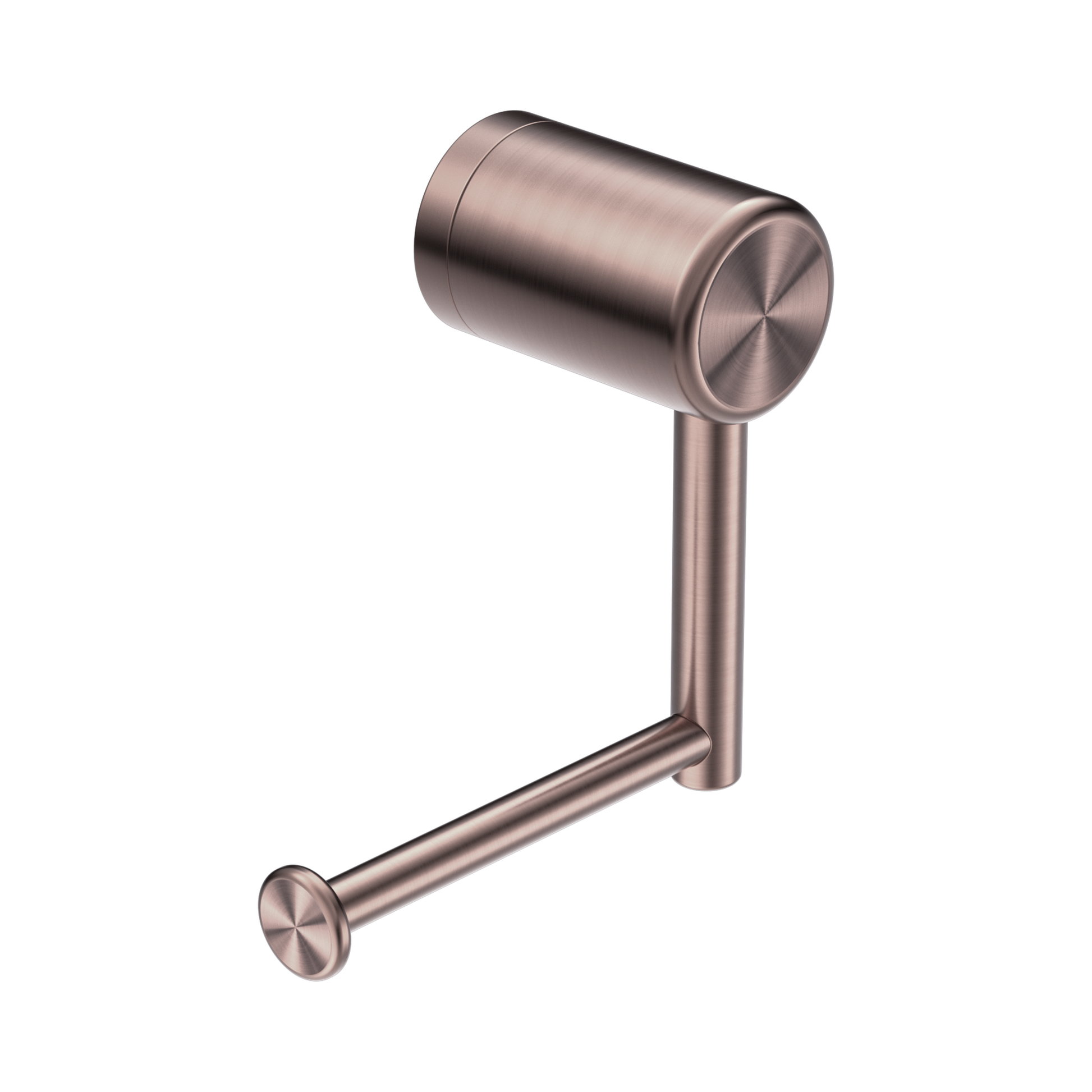 Nero Mecca Care Heavy Duty Toilet Roll Holder, Brushed Bronze