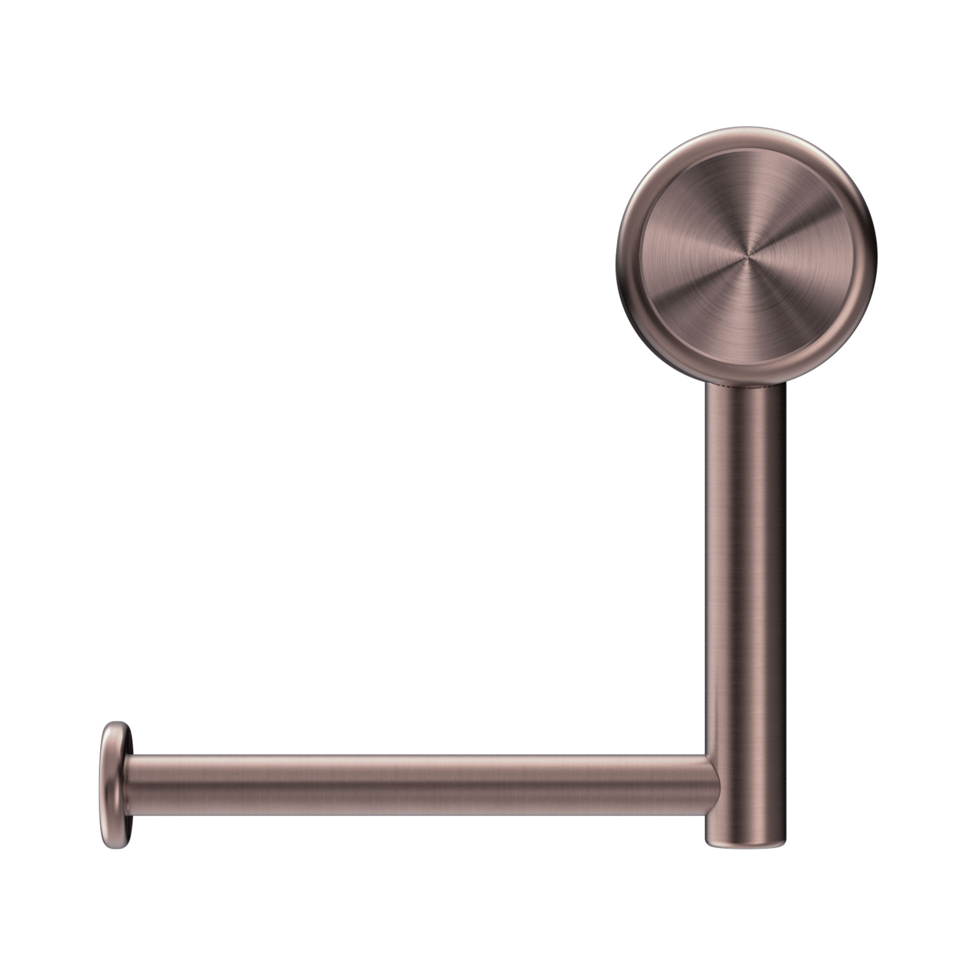 Nero Mecca Care Heavy Duty Toilet Roll Holder, Brushed Bronze