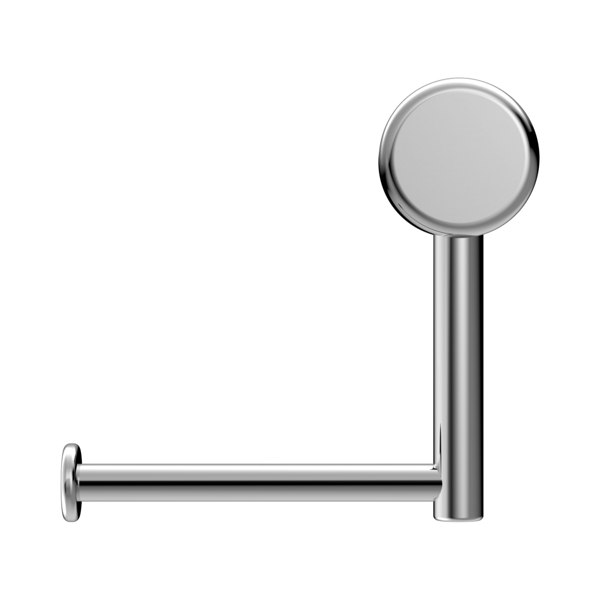 Nero Mecca Care Heavy Duty Toilet Roll Holder, Chrome