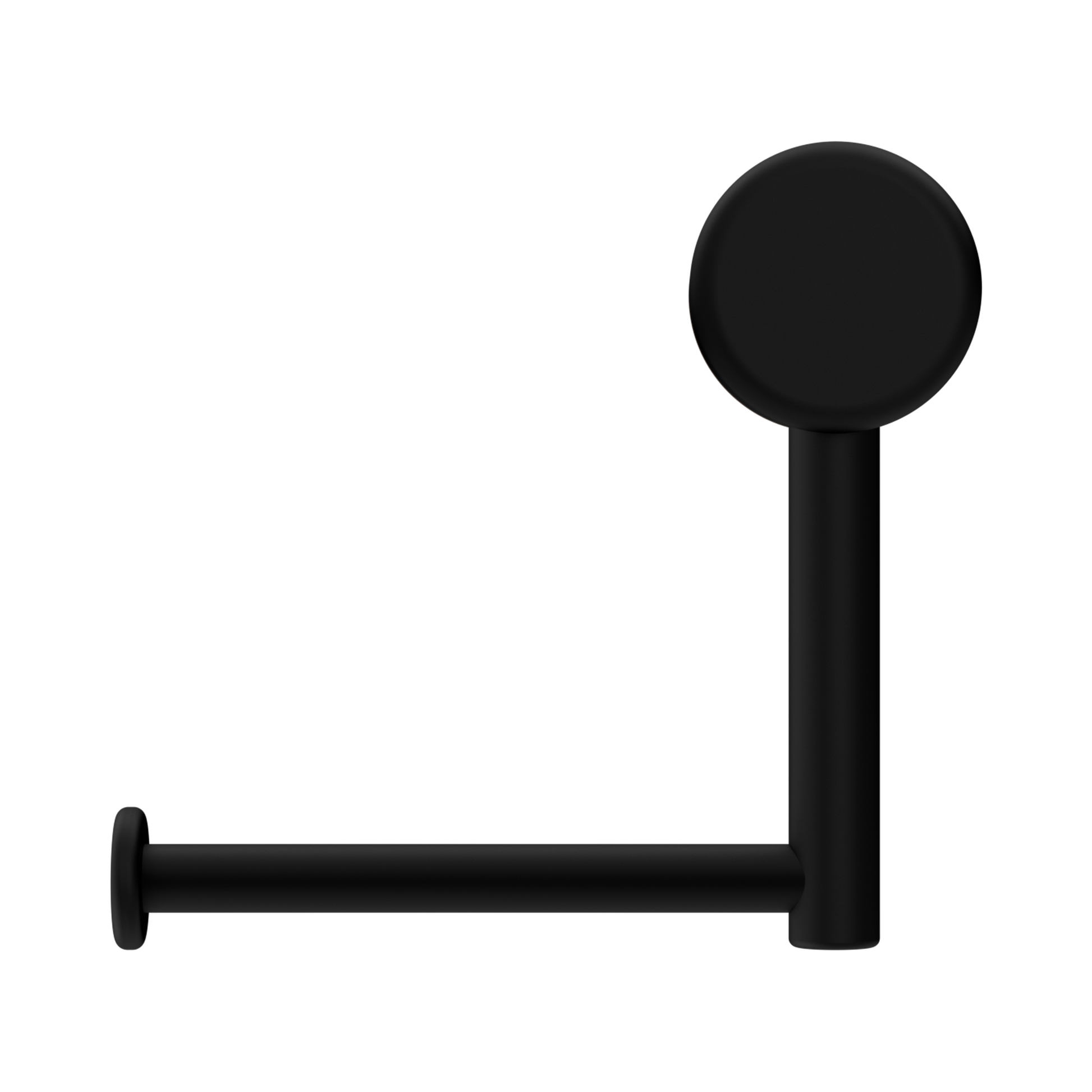 Nero Mecca Care Heavy Duty Toilet Roll Holder, Matte Black