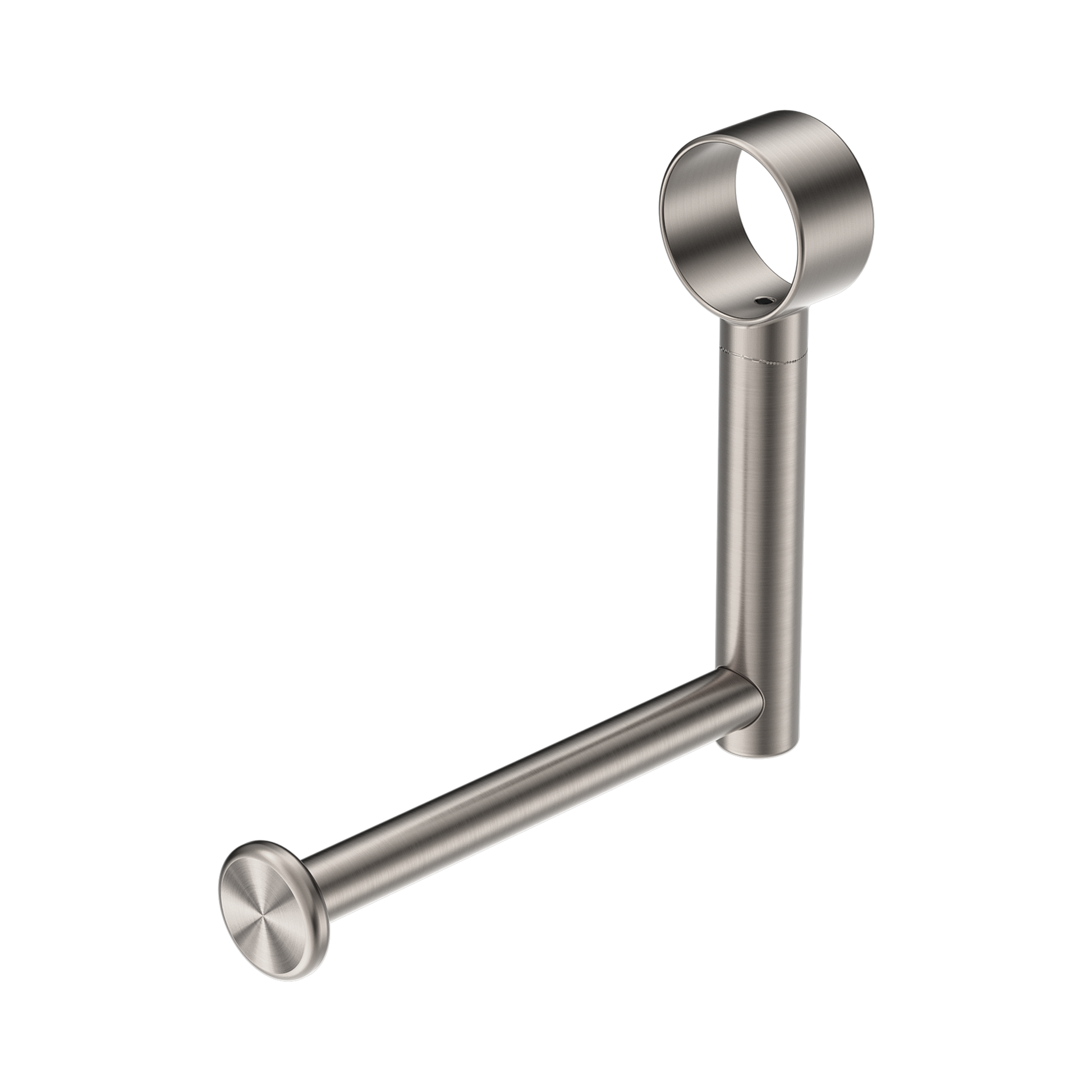Nero Mecca Care Add On Toilet Roll Holder, Brushed Nickel