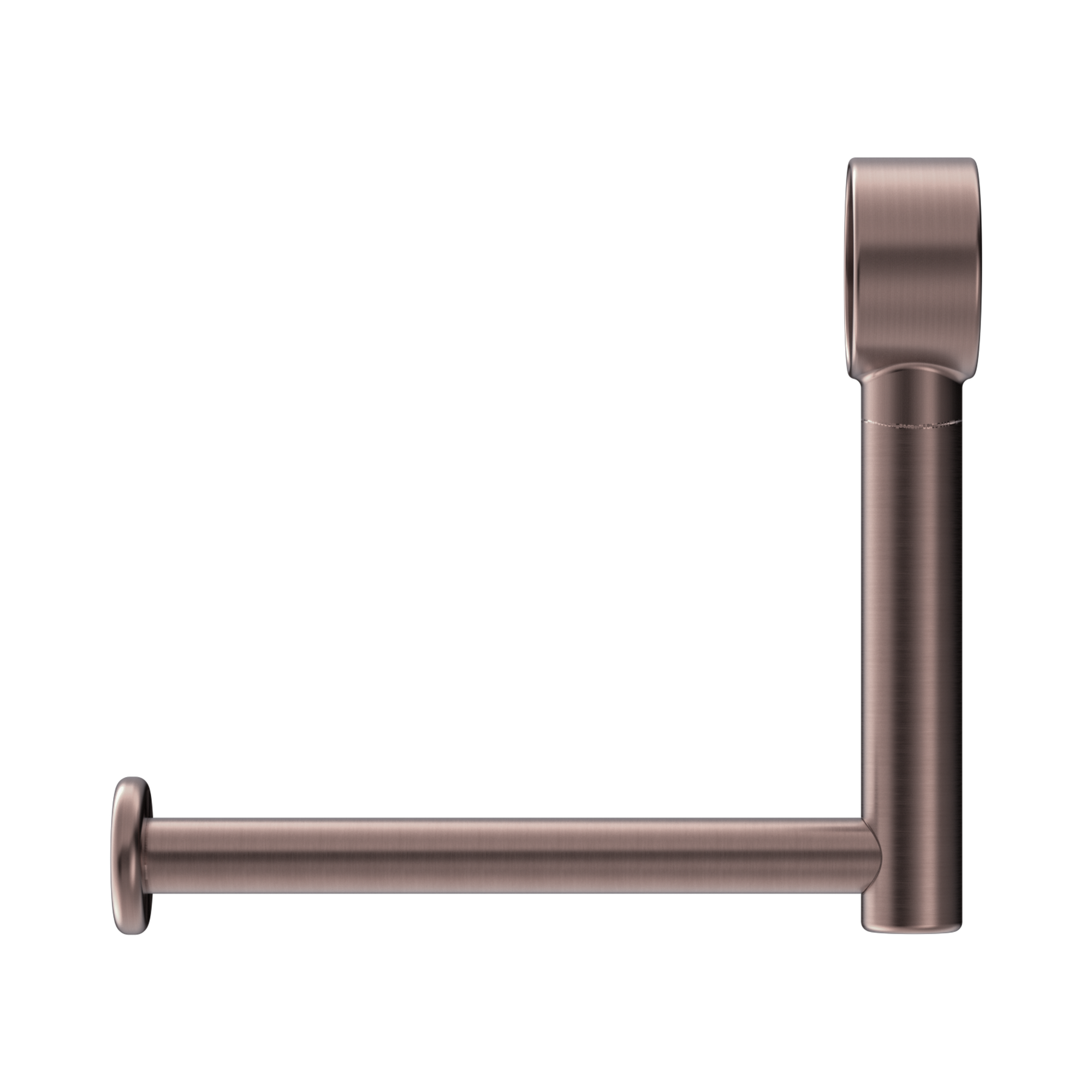 Nero Mecca Care Add On Toilet Roll Holder, Brushed Bronze