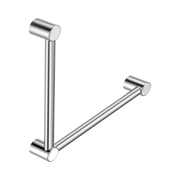 Nero Mecca Care 32mm Ambulant Toilet Grab Rail 90 Degree 450X450mm, Chrome