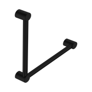 Nero Mecca Care 32mm Ambulant Toilet Grab Rail 90 Degree 450X450mm, Matte Black