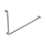 Nero Mecca Care 32mm DDA Accessible Toilet Grab Rail Set 90 Degree 600X1000mm, Chrome