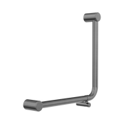 Nero Mecca Care 32mm Ambulant 90 Degree Bent Tube Grab Rail 450X450mm, Gun Metal