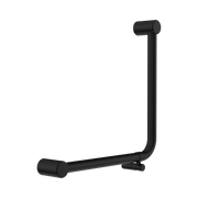 Nero Mecca Care 32mm Ambulant 90 Degree Bent Tube Grab Rail 450X450mm, Matte Black