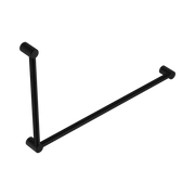 Nero Mecca Care 32mm DDA Accessible Toilet Grab Rail Set 90 Degree 600X1000mm, Matte Black