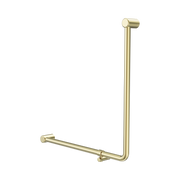 Nero Mecca Care 32mm 90 Degree NZ4121 Accessible Toilet Grab Rail 750X750mm, Brushed Gold