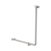 Nero Mecca Care 32mm 90 Degree NZ4121 Accessible Toilet Grab Rail 750X750mm, Brushed Nickel