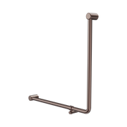 Nero Mecca Care 32mm 90 Degree NZ4121 Accessible Toilet Grab Rail 750X750mm, Brushed Bronze