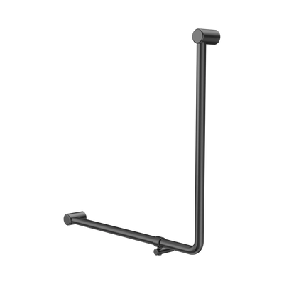 Nero Mecca Care 32mm 90 Degree NZ4121 Accessible Toilet Grab Rail 750X750mm, Gun Metal