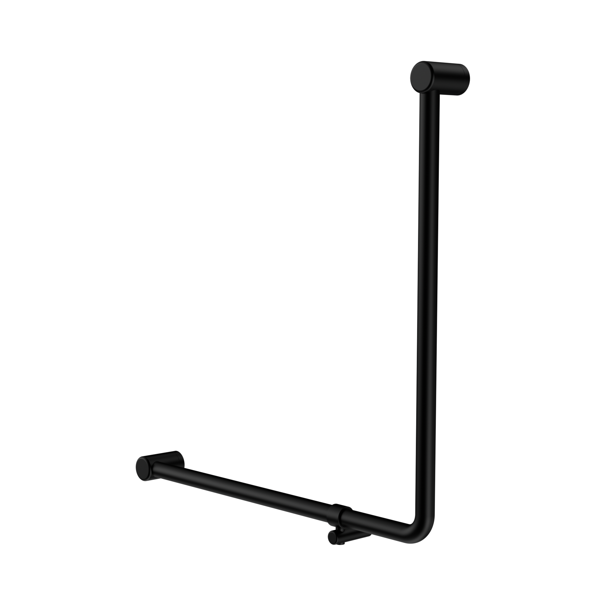 Nero Mecca Care 32mm 90 Degree NZ4121 Accessible Toilet Grab Rail 750X750mm, Matte Black