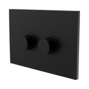 Nero Mecca Care Raised Disabled Care Pneumatic Flush Buttons Plate DDA Accessible Toilet Compliant, Matte Black