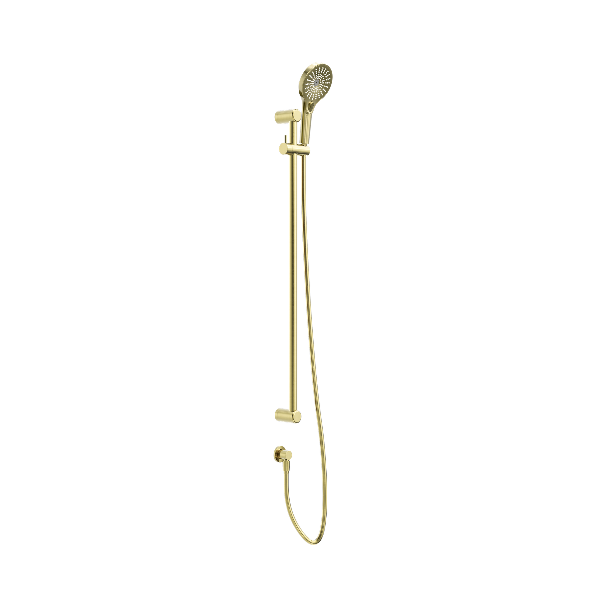 Nero Mecca Care 25mm Grab Rail And Adjustable Shower Rail Set 900mm, Brushed Gold