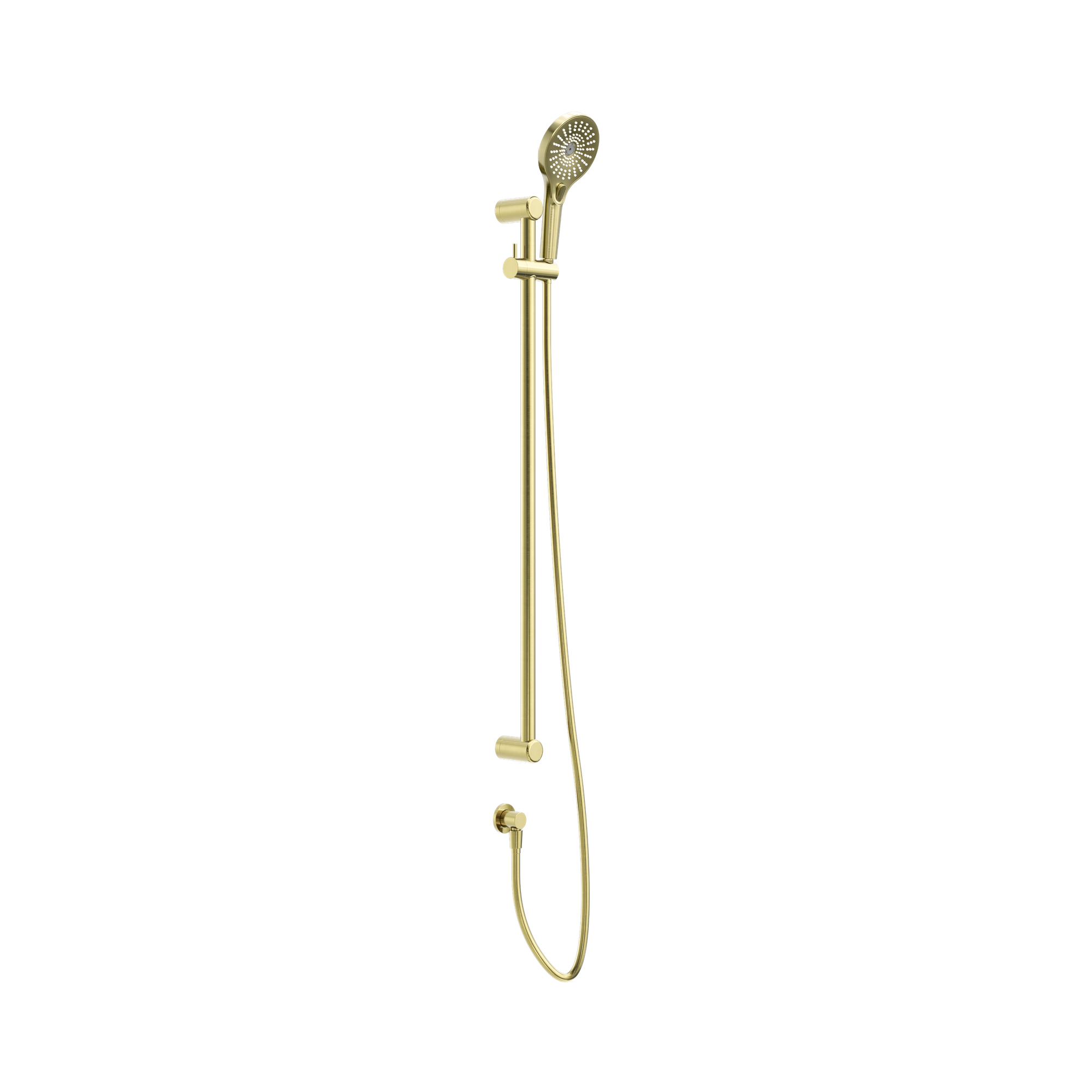 Nero Mecca Care 25mm Grab Rail And Adjustable Shower Rail Set 900mm, Brushed Gold
