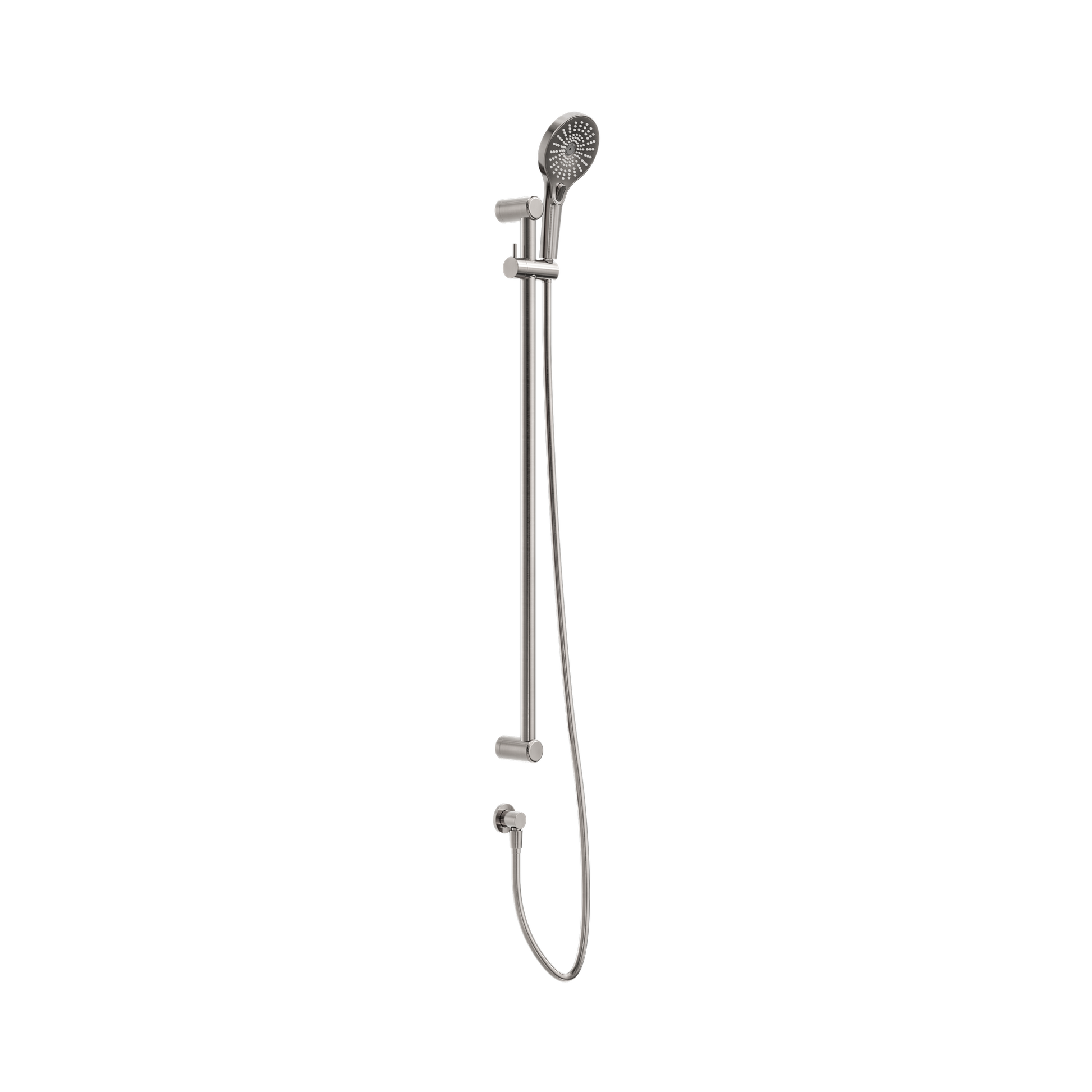 Nero Mecca Care 25mm Grab Rail And Adjustable Shower Rail Set 900mm, Brushed Nickel
