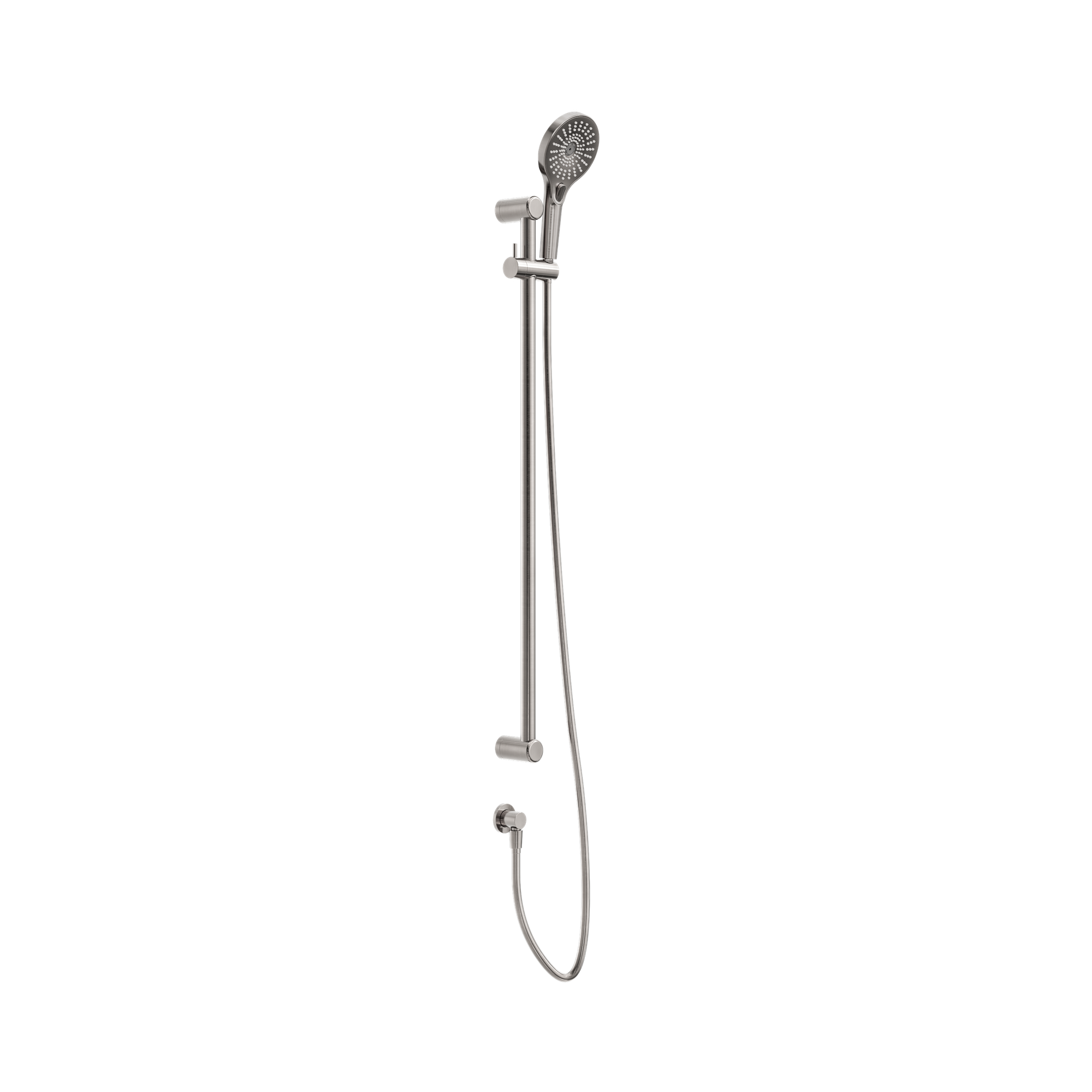 Nero Mecca Care 25mm Grab Rail And Adjustable Shower Rail Set 900mm, Brushed Nickel