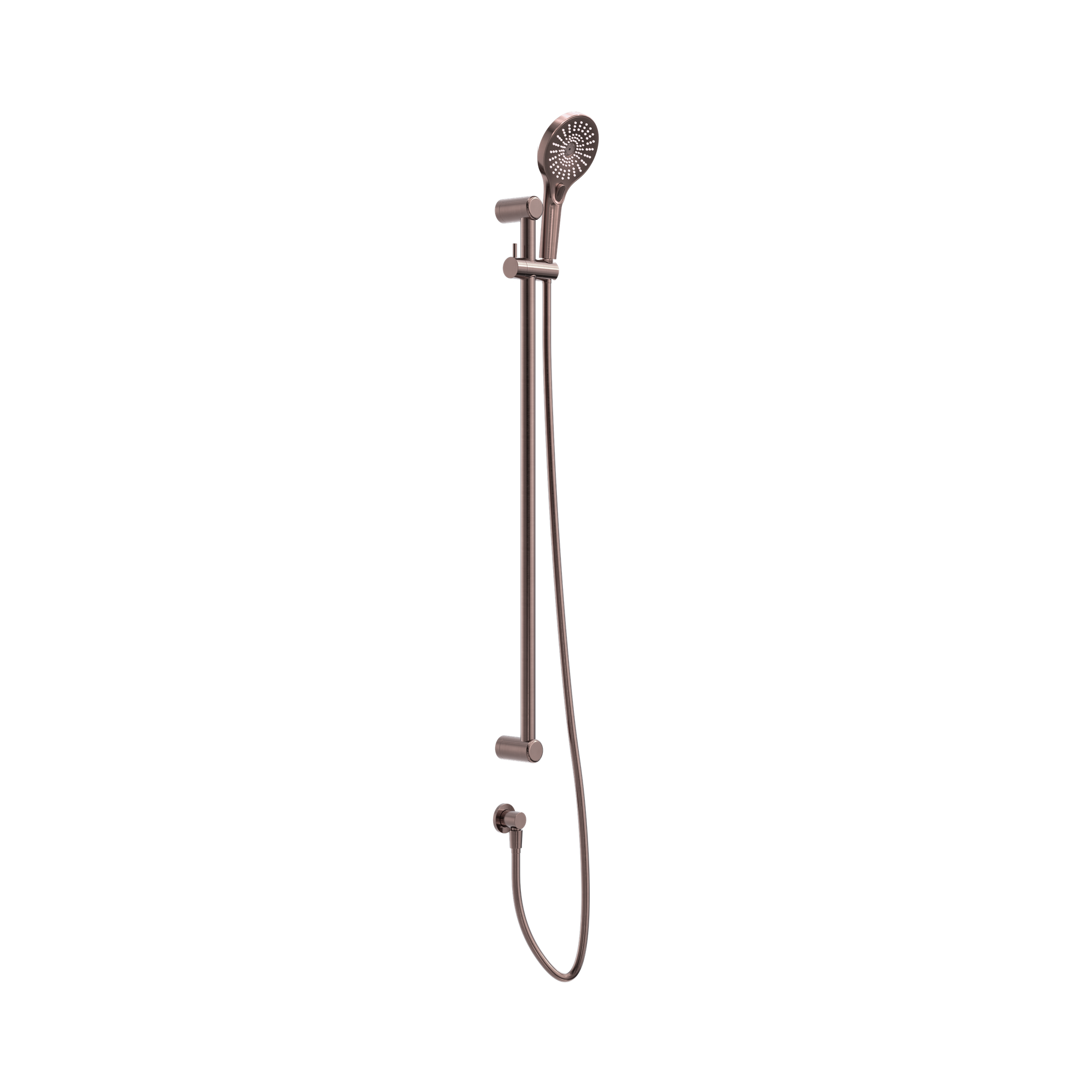 Nero Mecca Care 25mm Grab Rail And Adjustable Shower Rail Set 900mm, Brushed Bronze