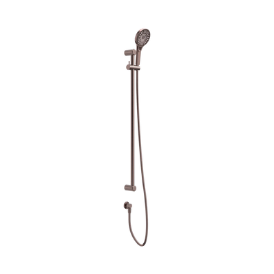 Nero Mecca Care 25mm Grab Rail And Adjustable Shower Rail Set 900mm, Brushed Bronze