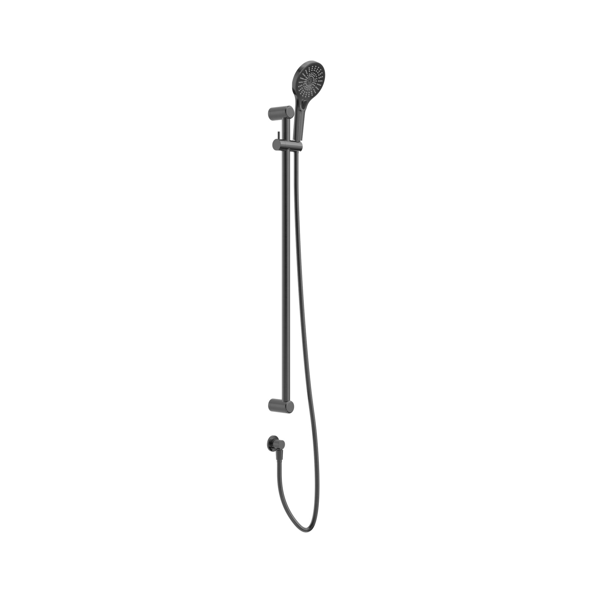 Nero Mecca Care 25mm Grab Rail And Adjustable Shower Rail Set 900mm, Gun Metal