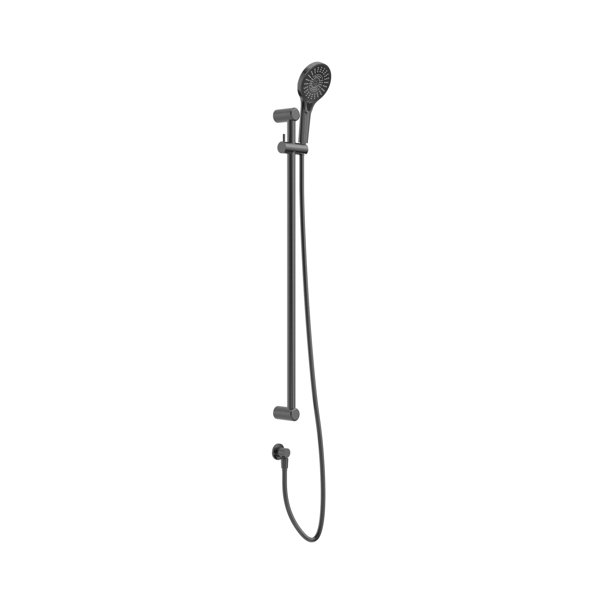 Nero Mecca Care 25mm Grab Rail And Adjustable Shower Rail Set 900mm, Gun Metal