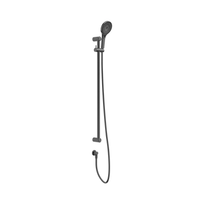 Nero Mecca Care 25mm Grab Rail And Adjustable Shower Rail Set 900mm, Gun Metal