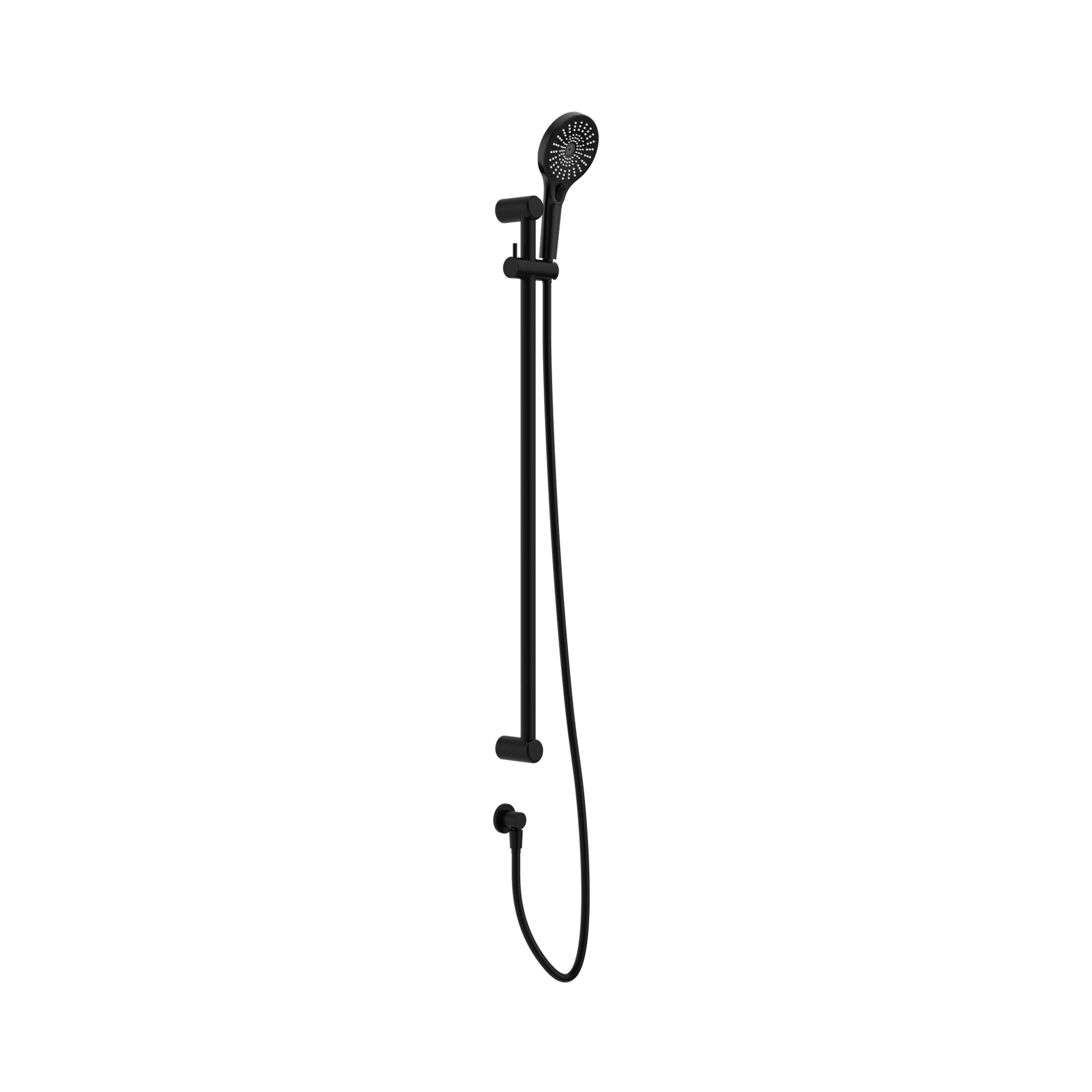 Nero Mecca Care 25mm Grab Rail And Adjustable Shower Rail Set 900mm, Matte Black