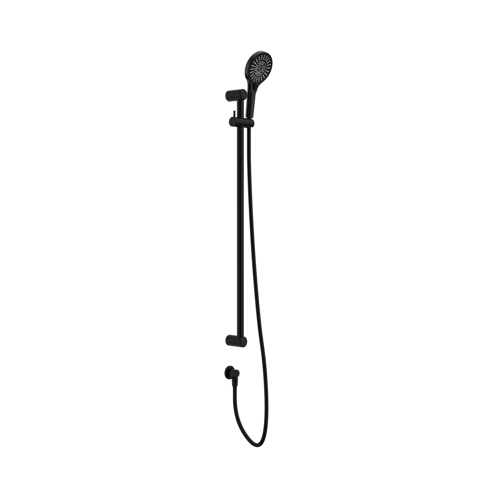 Nero Mecca Care 25mm Grab Rail And Adjustable Shower Rail Set 900mm, Matte Black