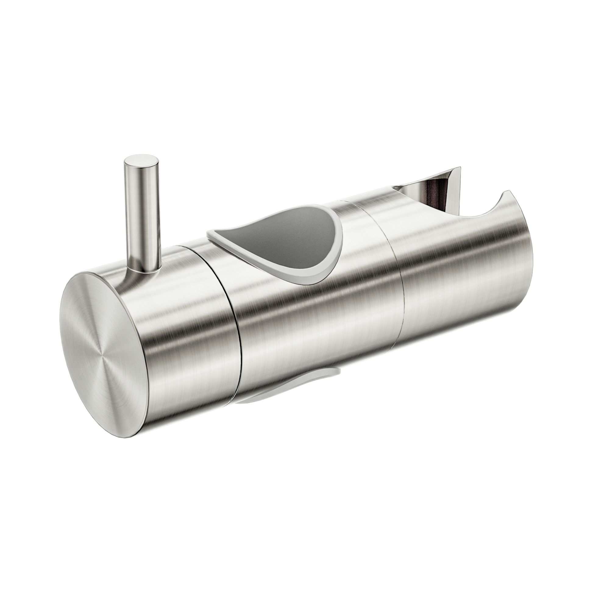 Nero Slider For Mecca Care 25mm Grab Rail And Adjustable Shower Rail Set 900mm, Brushed Nickel