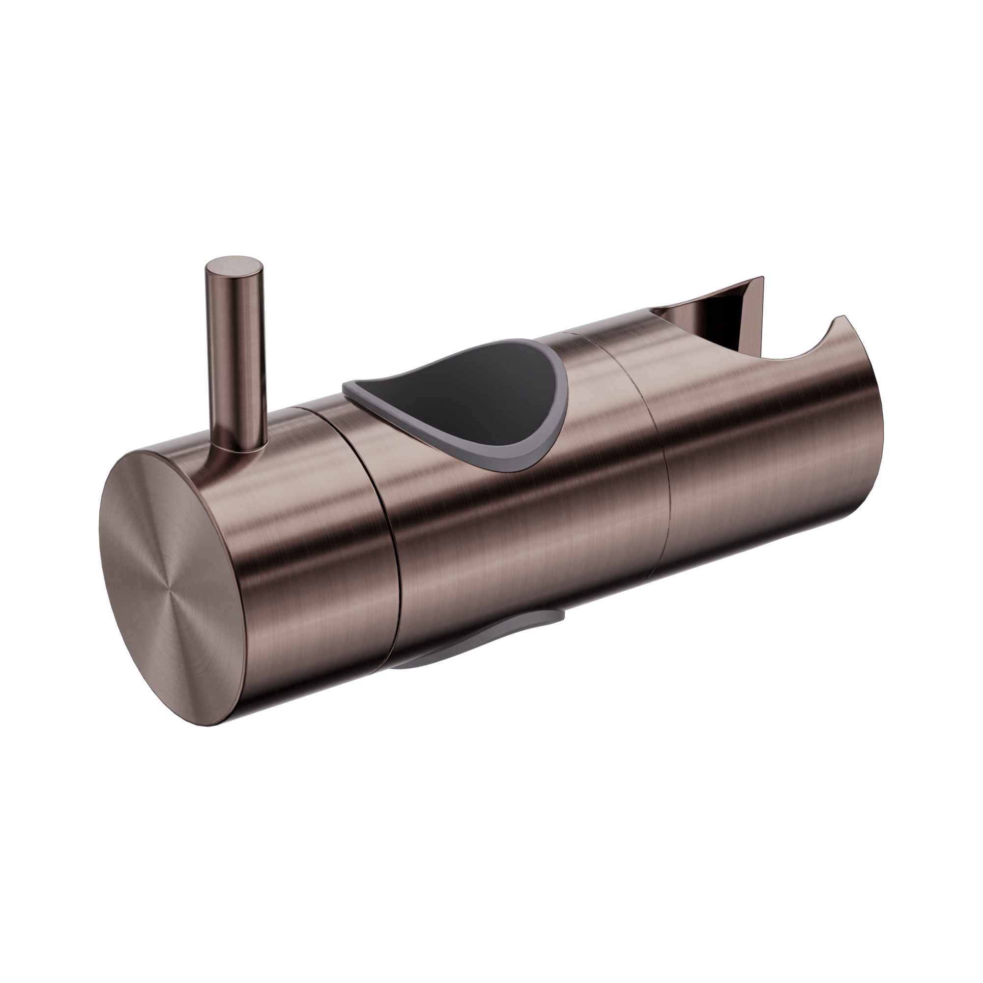 Nero Slider For Mecca Care 25mm Grab Rail And Adjustable Shower Rail Set 900mm, Brushed Bronze