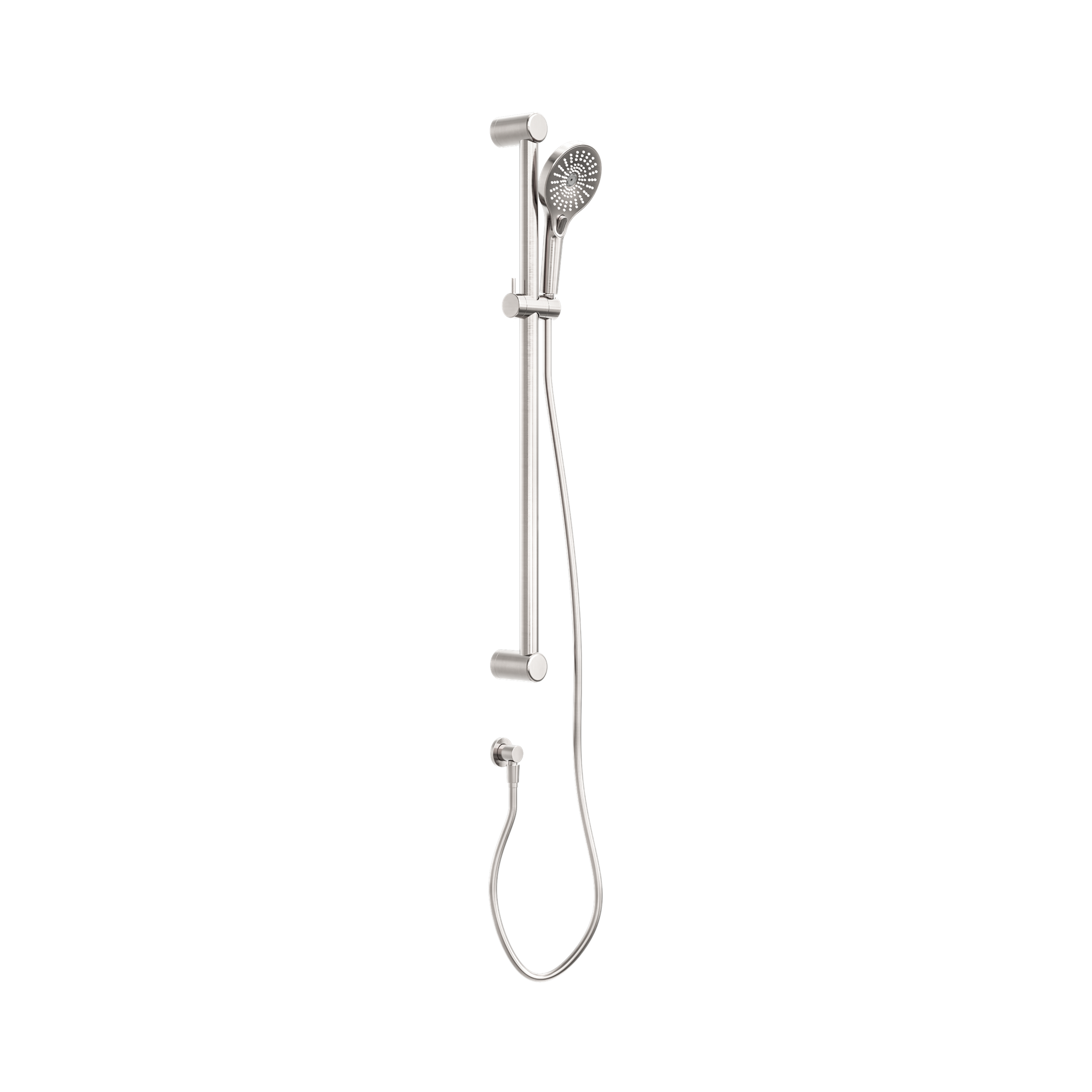 Nero Mecca Care 32mm Grab Rail And Adjustable Shower Rail Set 900mm, Brushed Nickel