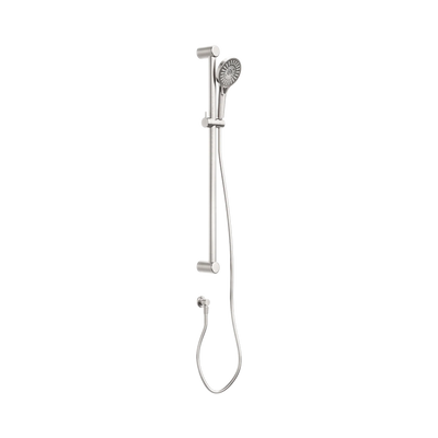 Nero Mecca Care 32mm Grab Rail And Adjustable Shower Rail Set 900mm, Brushed Nickel