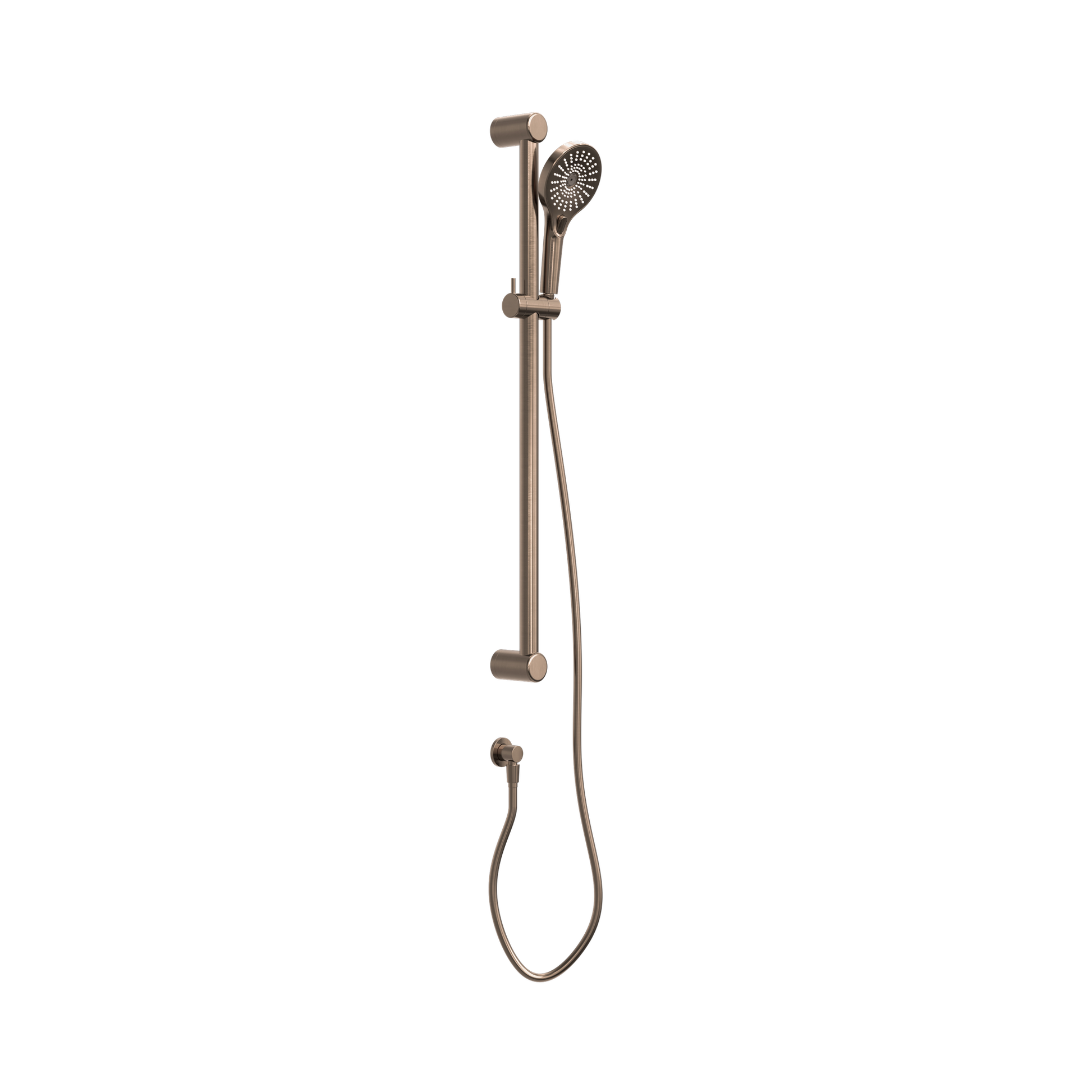 Nero Mecca Care 32mm Grab Rail And Adjustable Shower Rail Set 900mm, Brushed Bronze