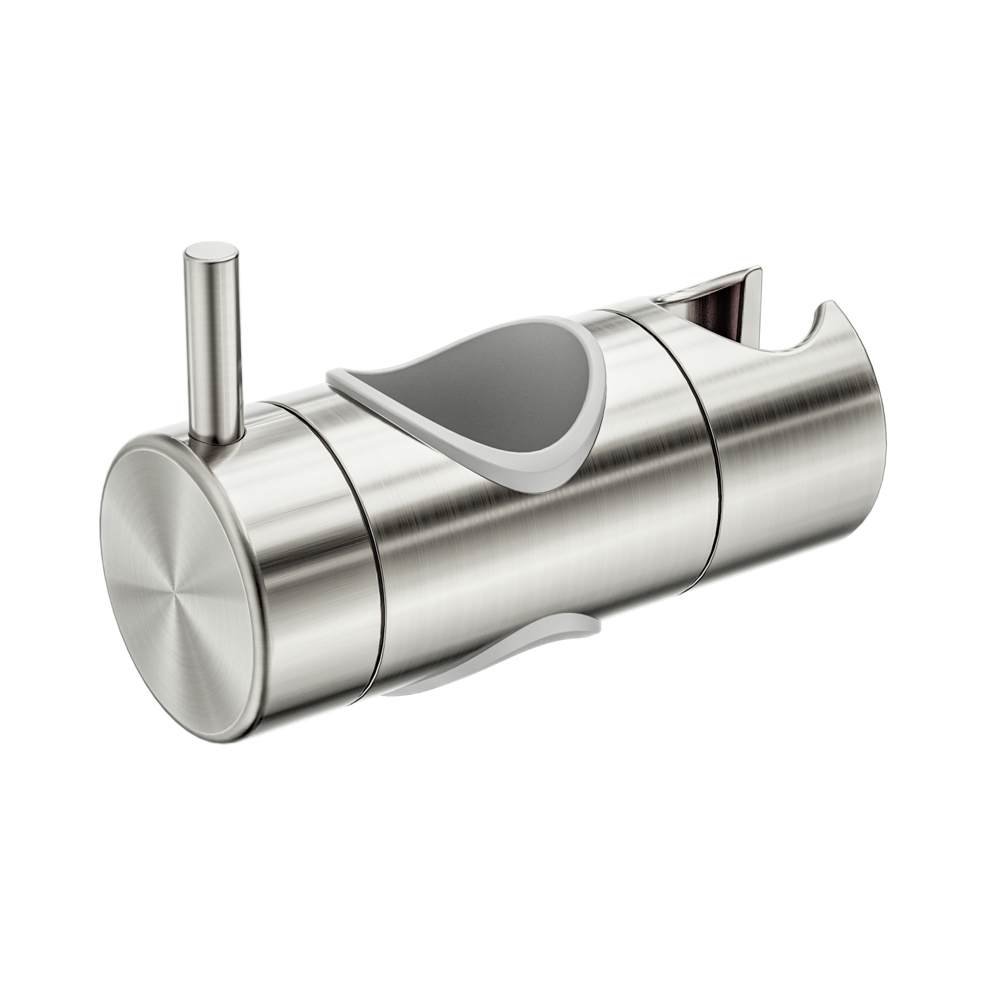 Nero Slider For Mecca Care 32mm Grab Rail Shower Rail Set, Brushed Nickel