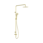 Nero Mecca Care 25mm Grab Rail 900mm Twin Shower Set, Brushed Gold
