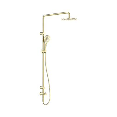 Nero Mecca Care 25mm Grab Rail 900mm Twin Shower Set, Brushed Gold